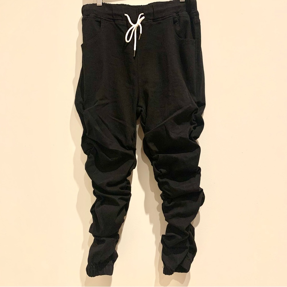 Shein Curve 1xl Ruched Joggers Draw String Black - image 1